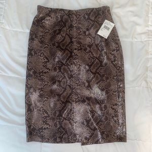 Snake skin skirt